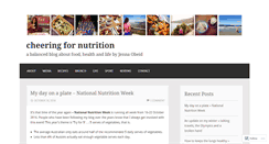 Desktop Screenshot of cheeringfornutrition.com
